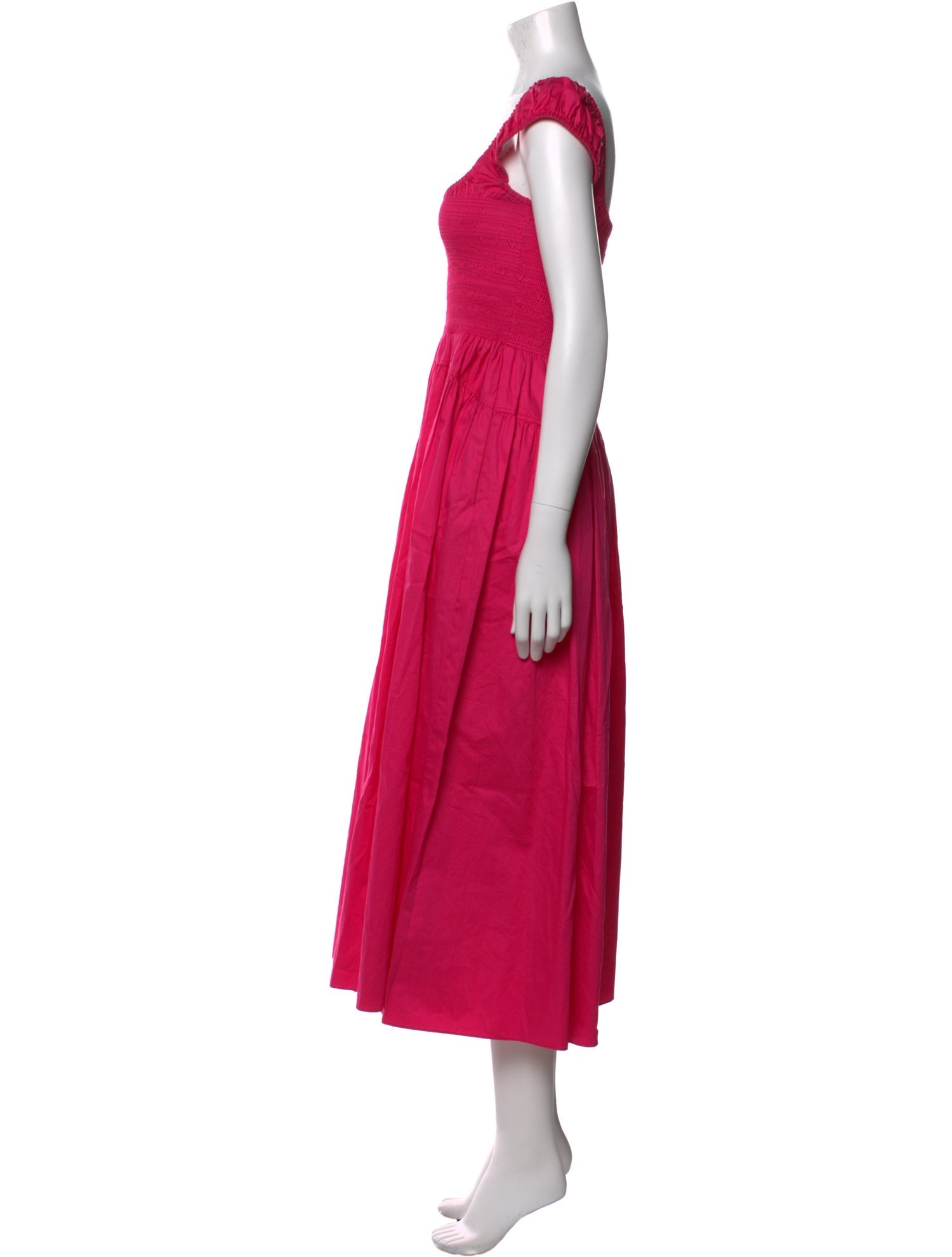 La Ligne Square Neckline Long Dress