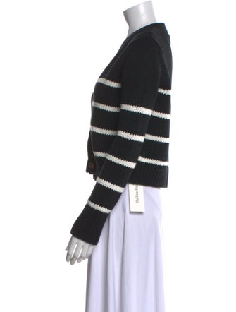 La Ligne Striped V-Neck Sweater