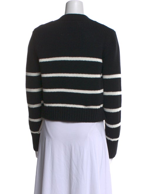 La Ligne Striped V-Neck Sweater