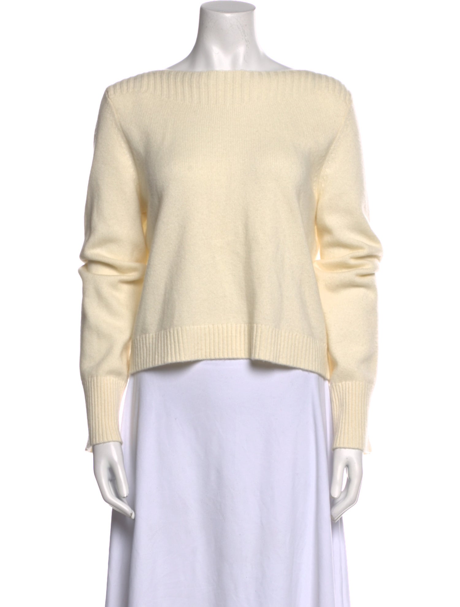 La Ligne Cashmere Bateau Neckline Sweater