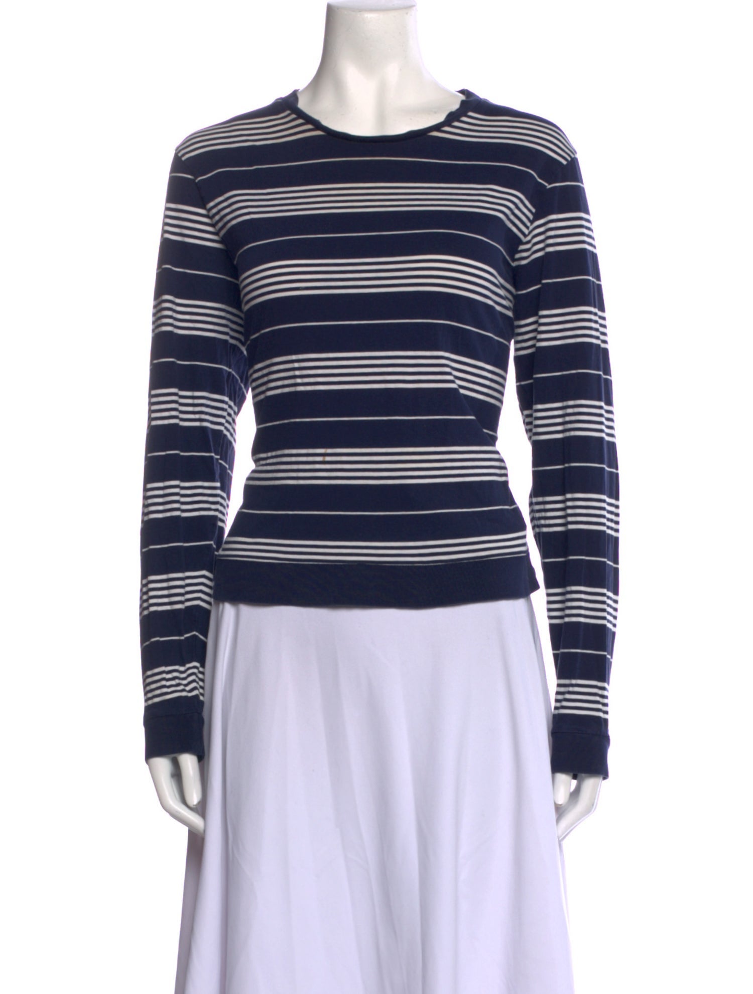 La Ligne Striped Crew Neck Top