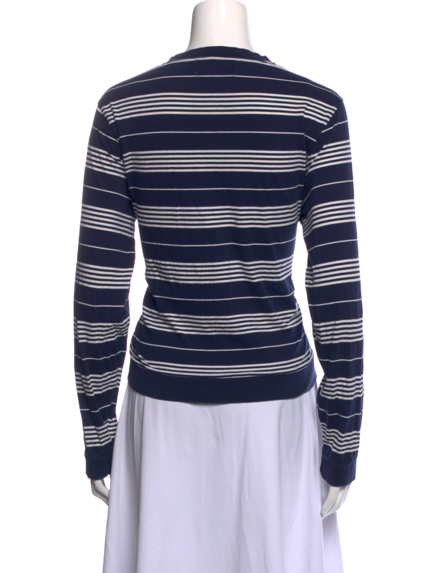 La Ligne Striped Crew Neck Top