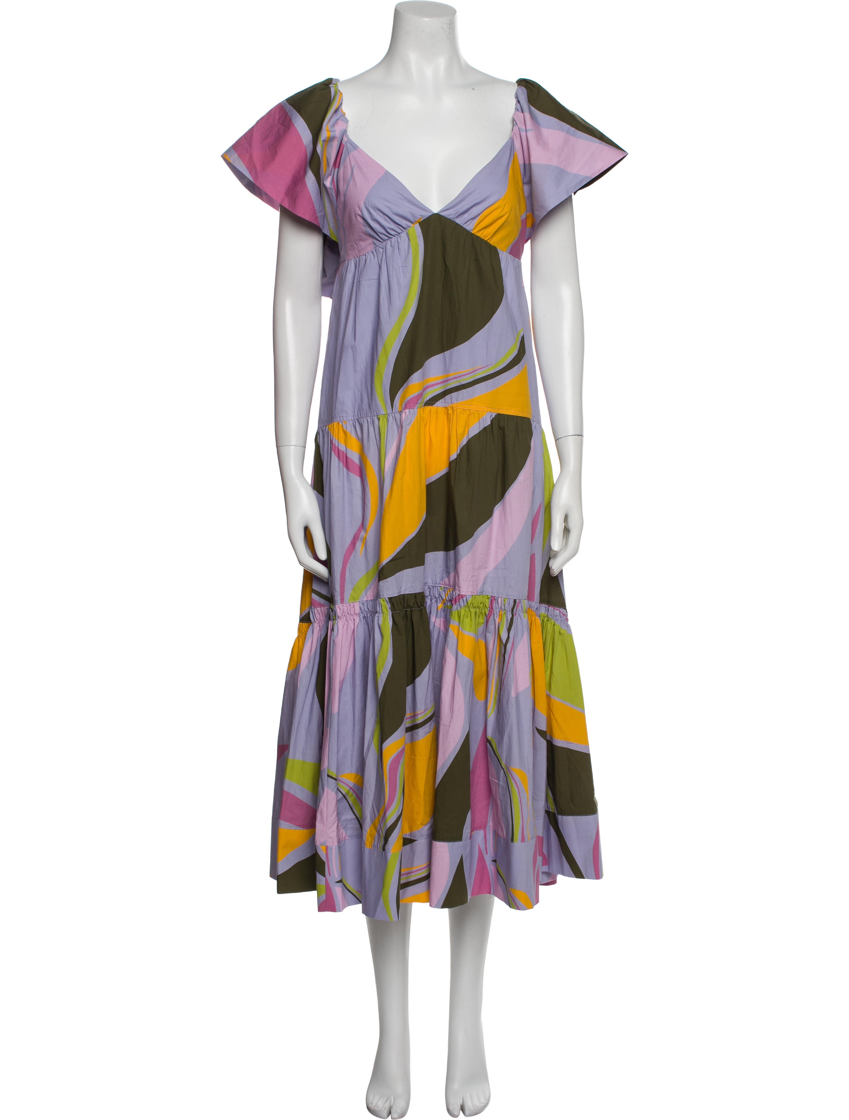 La Ligne Printed Long Dress w/ Tags