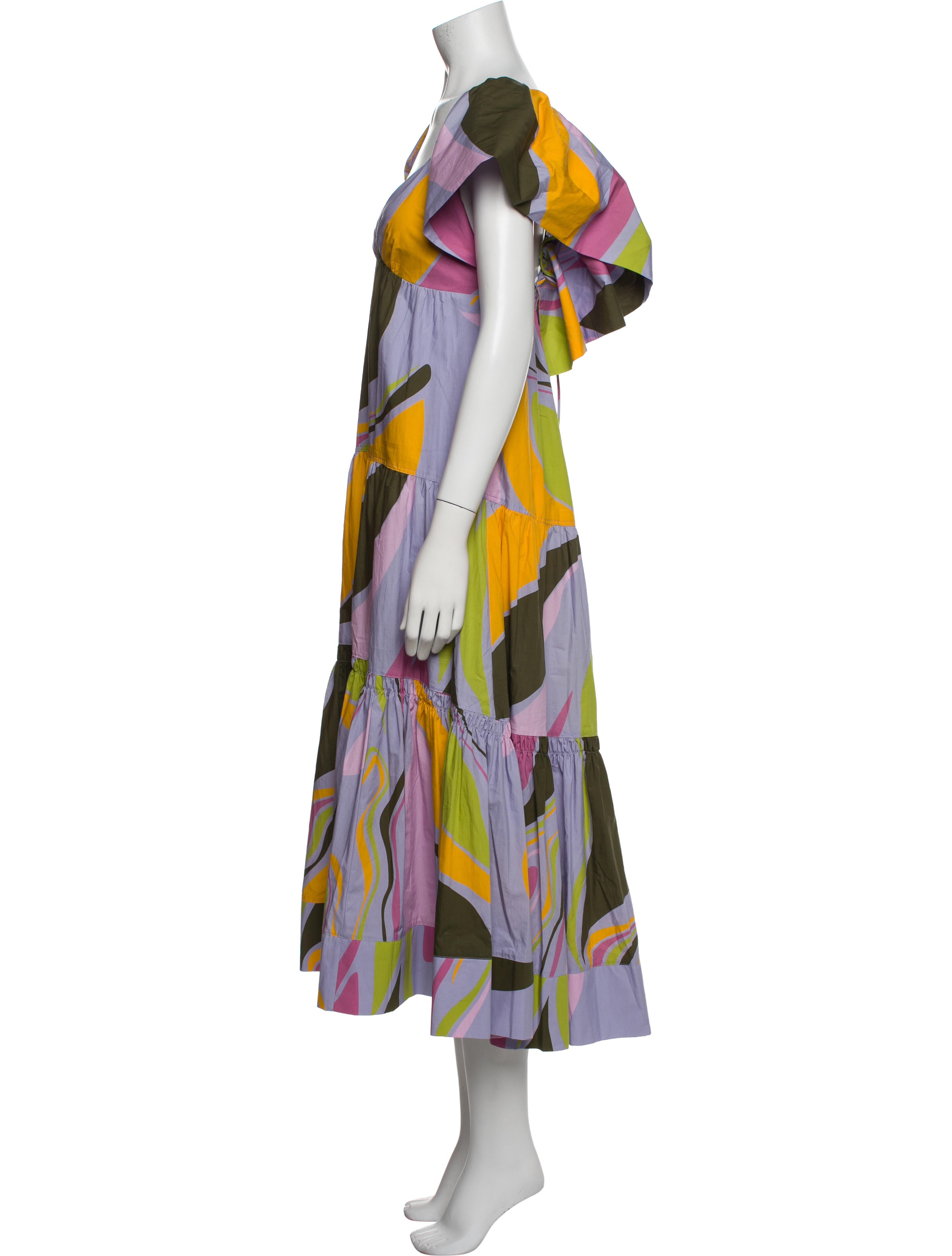 La Ligne Printed Long Dress w/ Tags