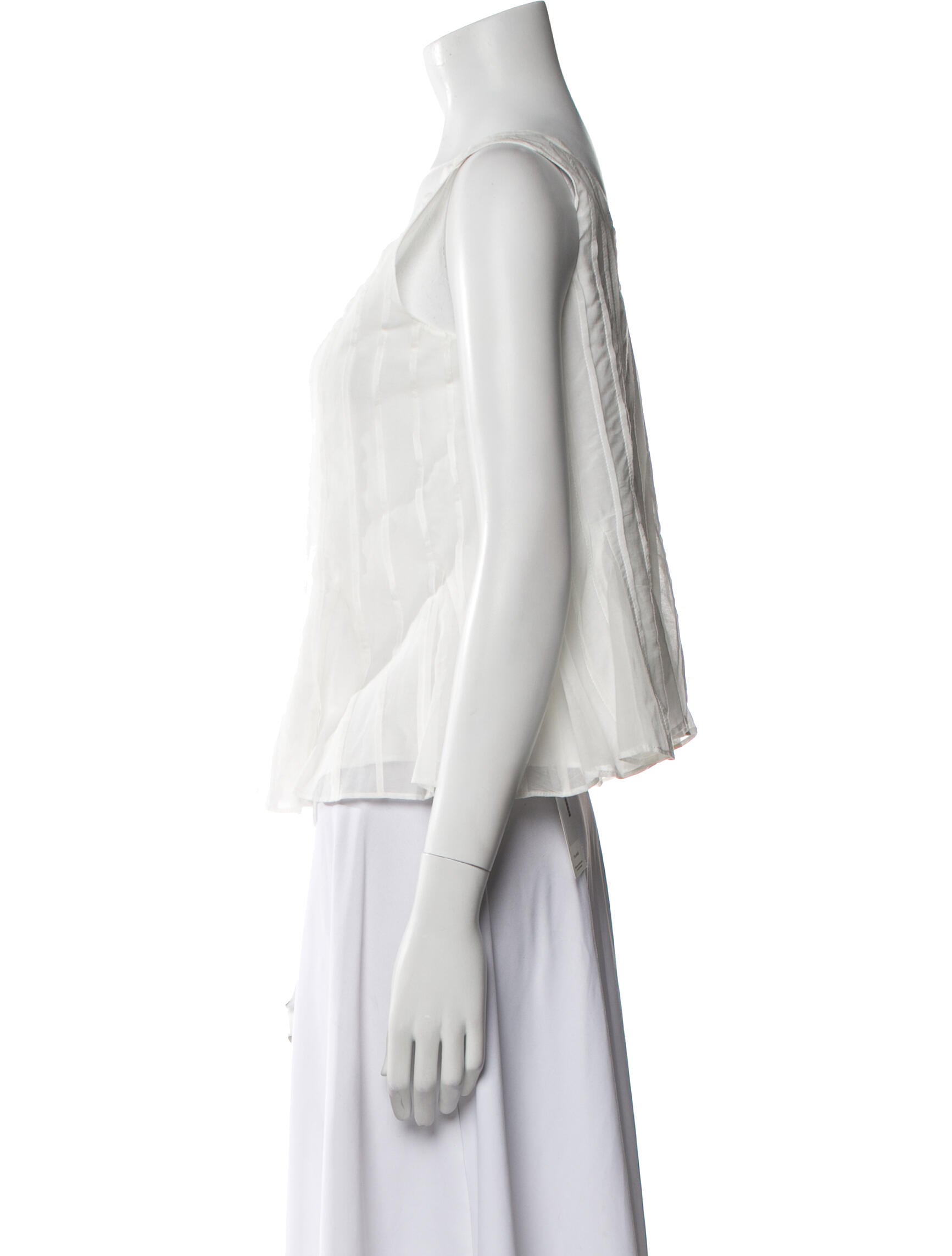 La Ligne V-Neck Sleeveless Crop Top