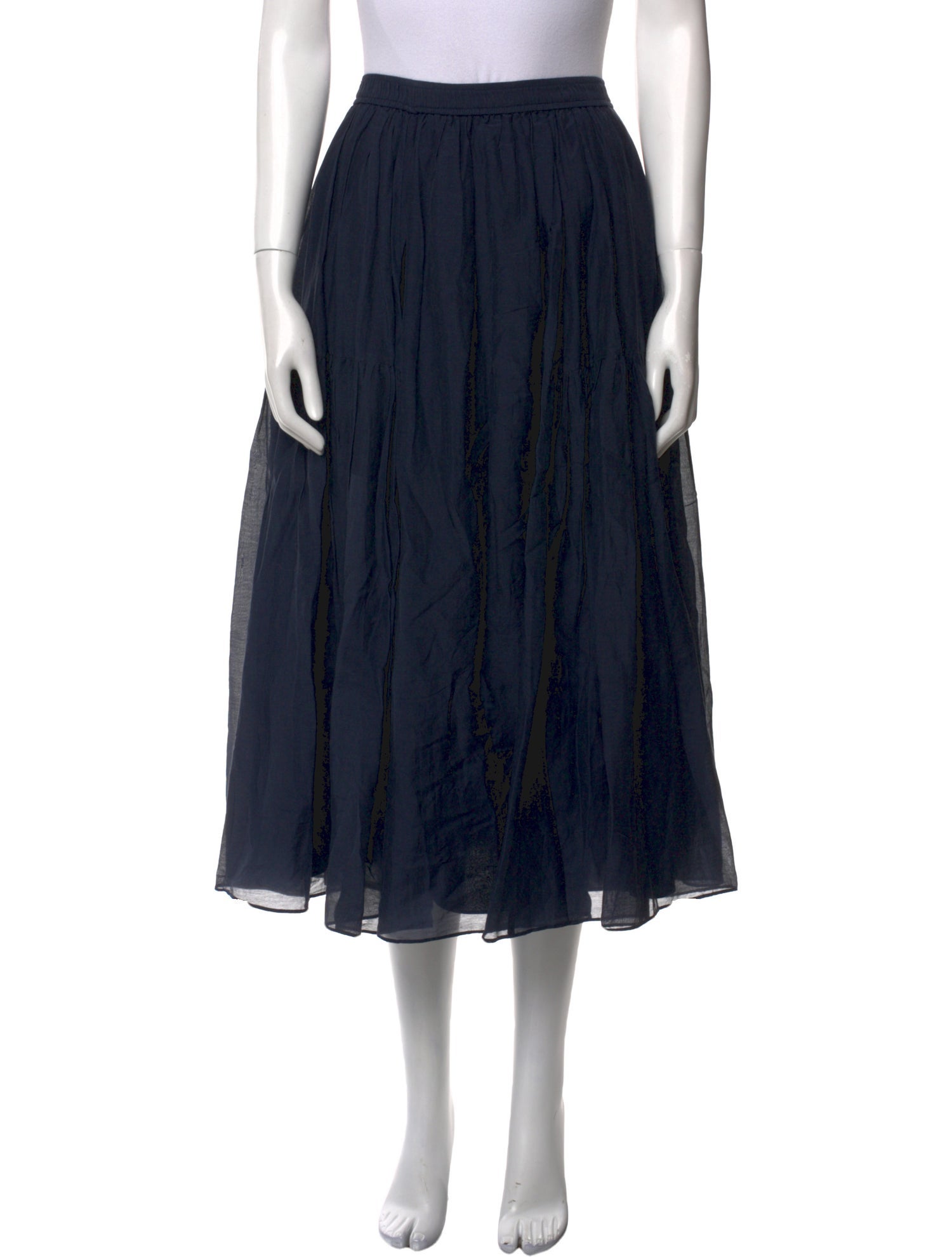 La Ligne Midi Length Skirt