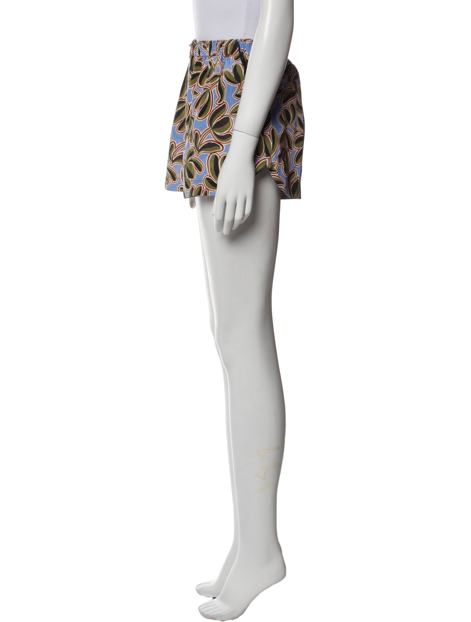 La Ligne Silk Mini Shorts