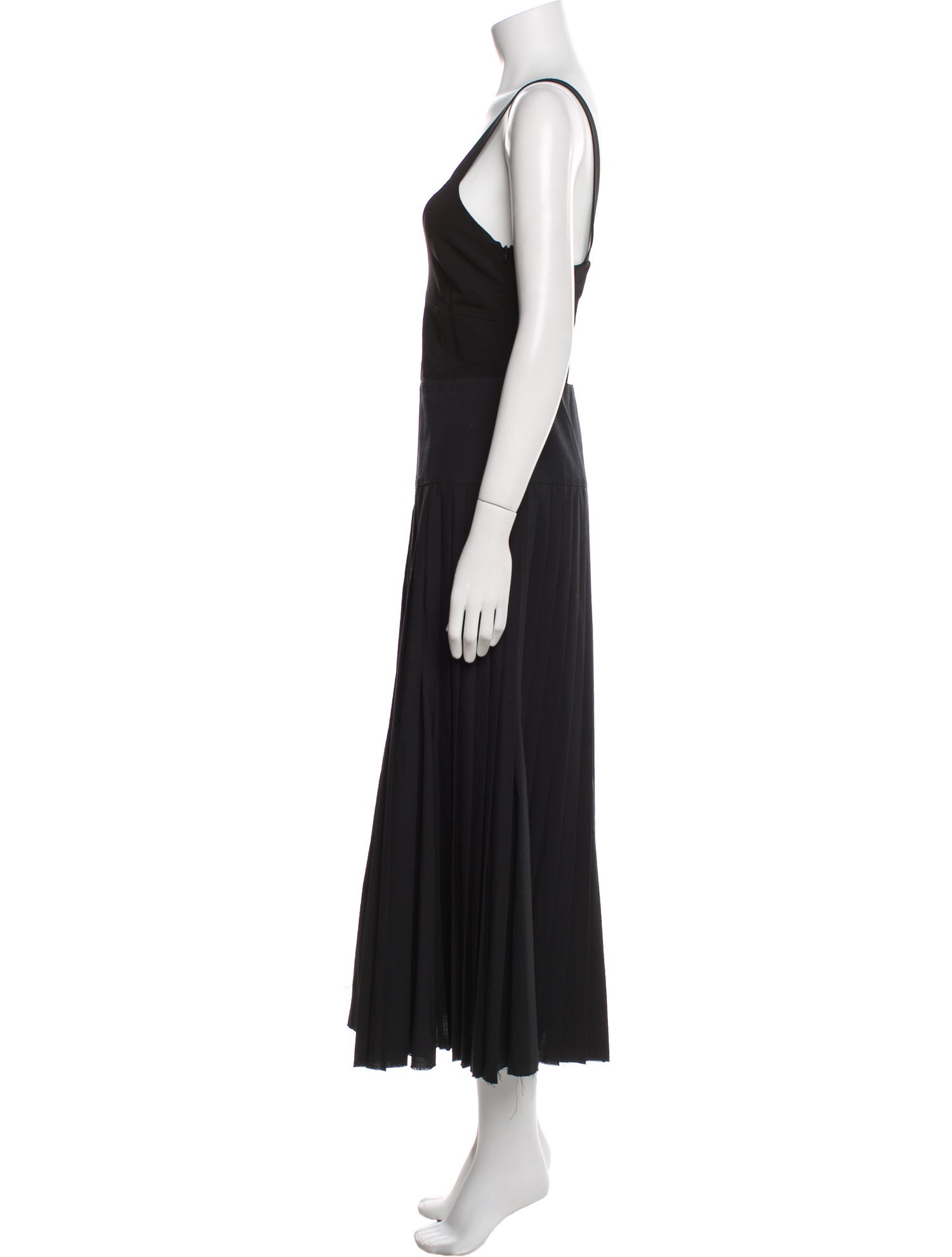 La Ligne V-Neck Long Dress