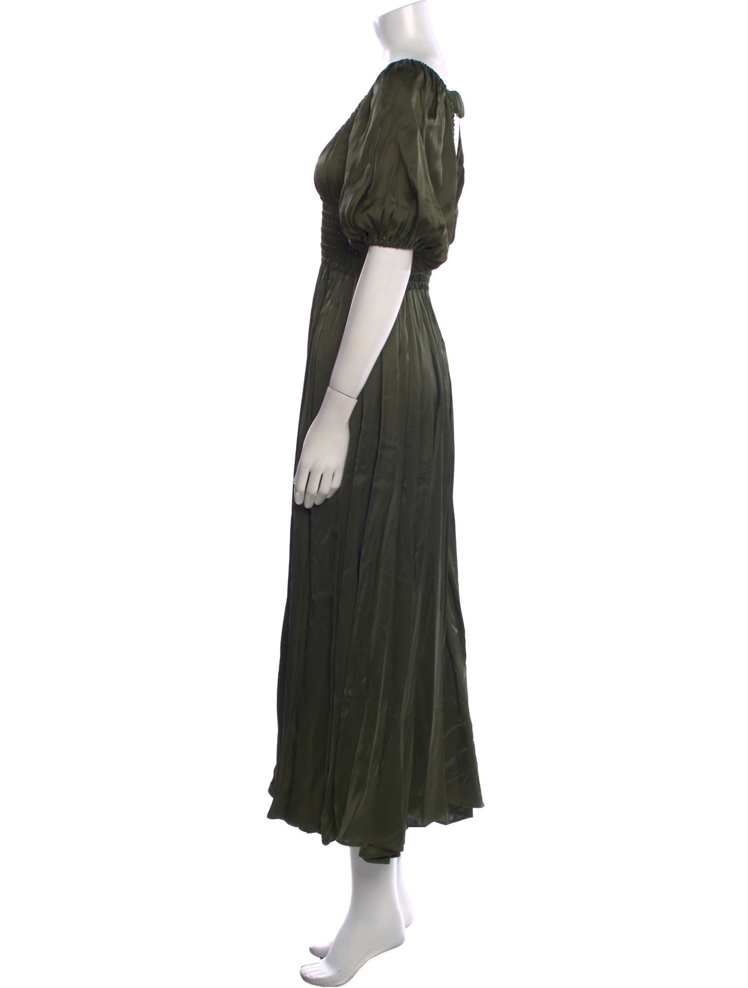 La Ligne V-Neck Long Dress