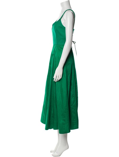 La Ligne V-Neck Midi Length Dress