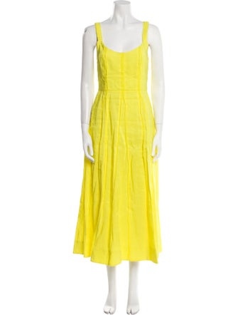 La Ligne Scoop Neck Long Dress