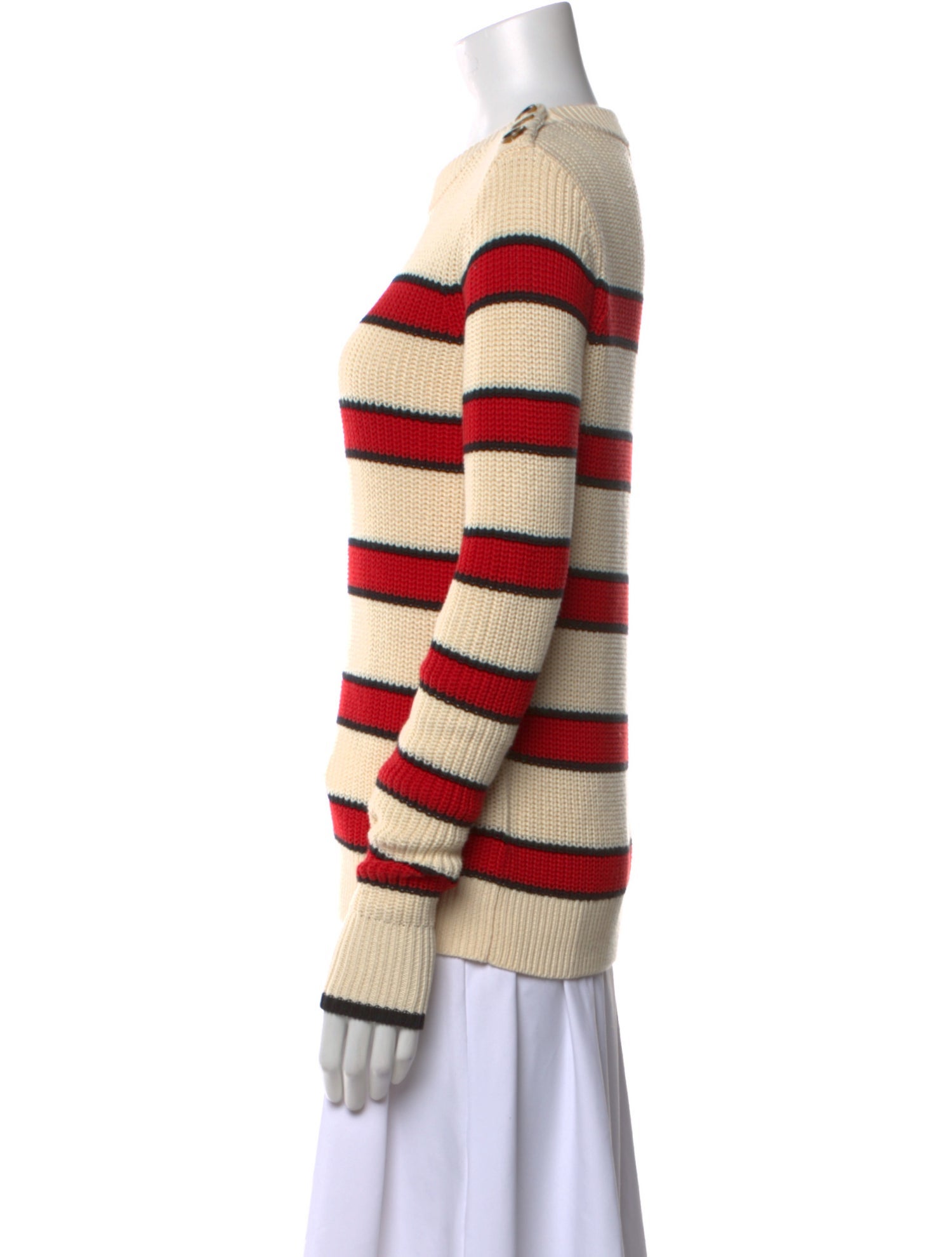 La Ligne Striped Crew Neck Sweater