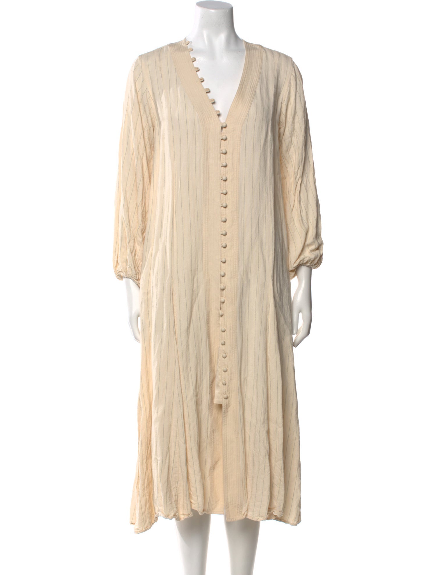 La Ligne V-Neck Long Dress