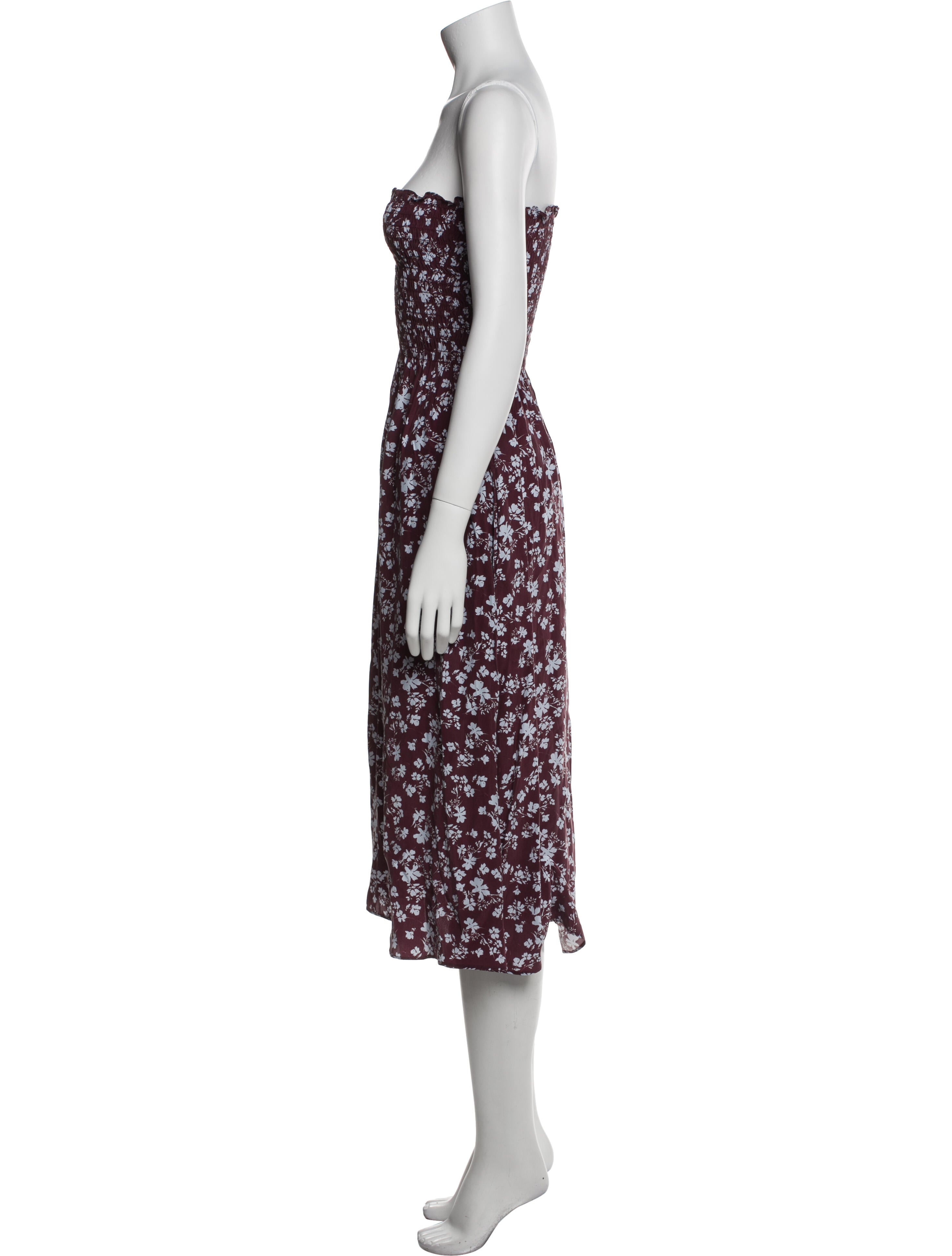 La Ligne Silk Knee-Length Dress