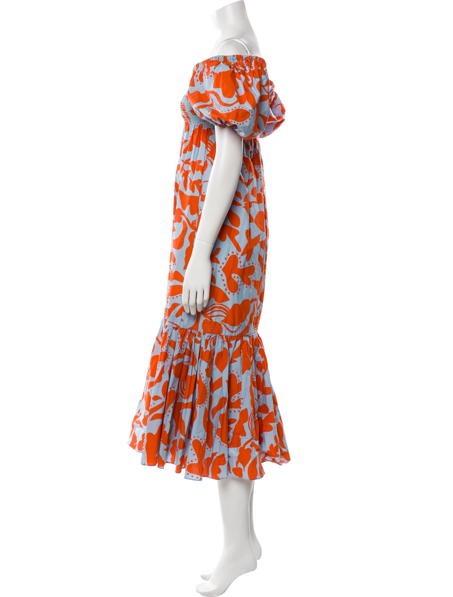 La Ligne Printed Long Dress
