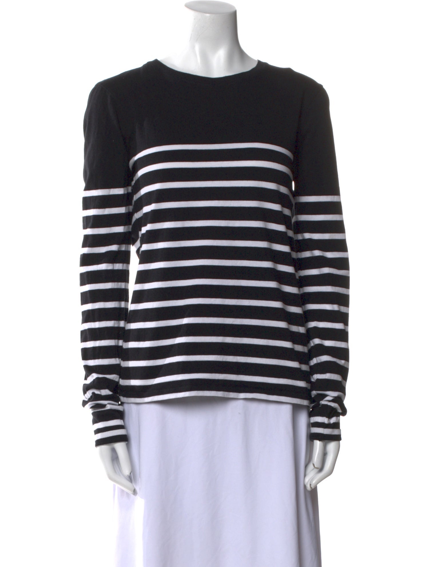 La Ligne Striped Crew Neck Top