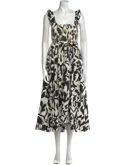 La Ligne Printed Long Dress
