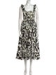 La Ligne Printed Long Dress