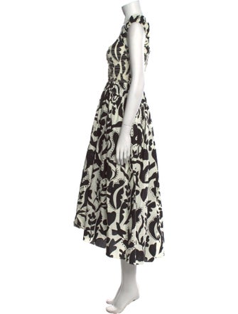 La Ligne Printed Long Dress