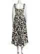 La Ligne Printed Long Dress