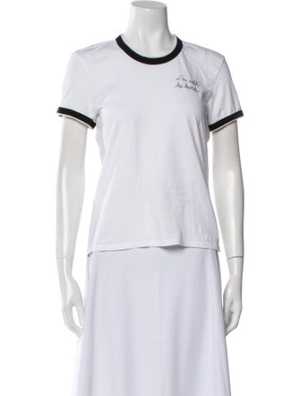 La Ligne Graphic Print Crew Neck T-Shirt