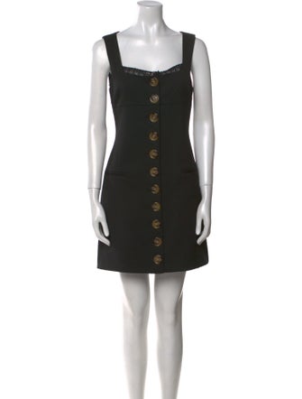 La Ligne Square Neckline Mini Dress