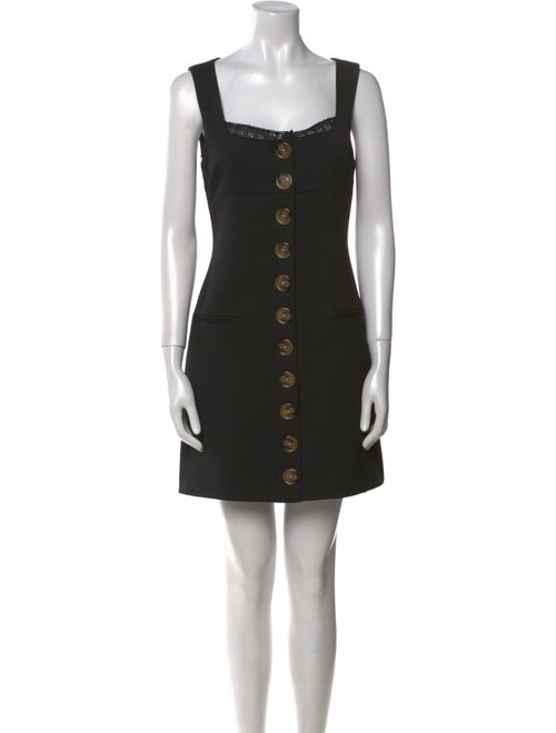 La Ligne Square Neckline Mini Dress