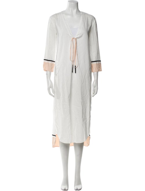 La Ligne V-Neck Midi Length Dress