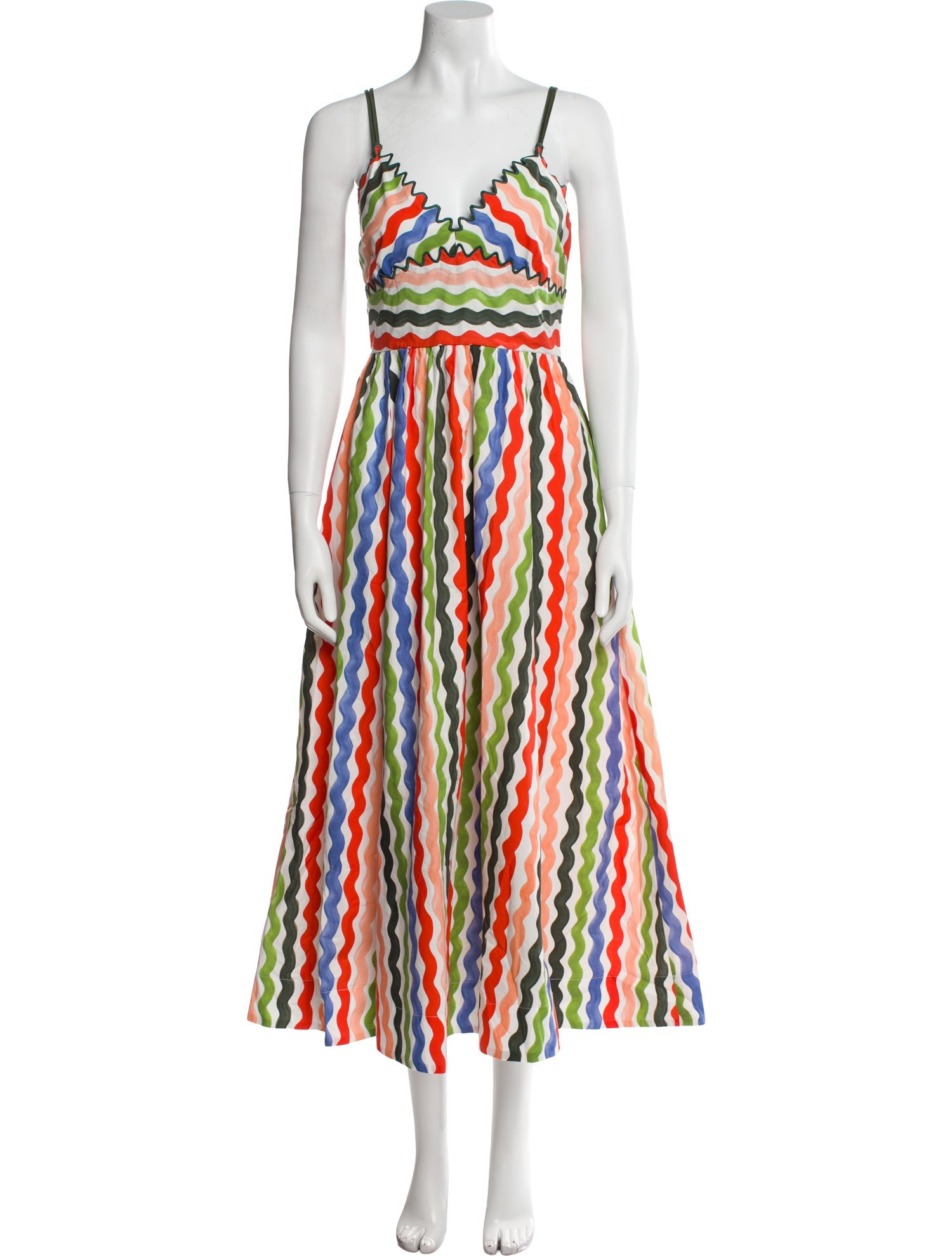 La Ligne Striped Long Dress