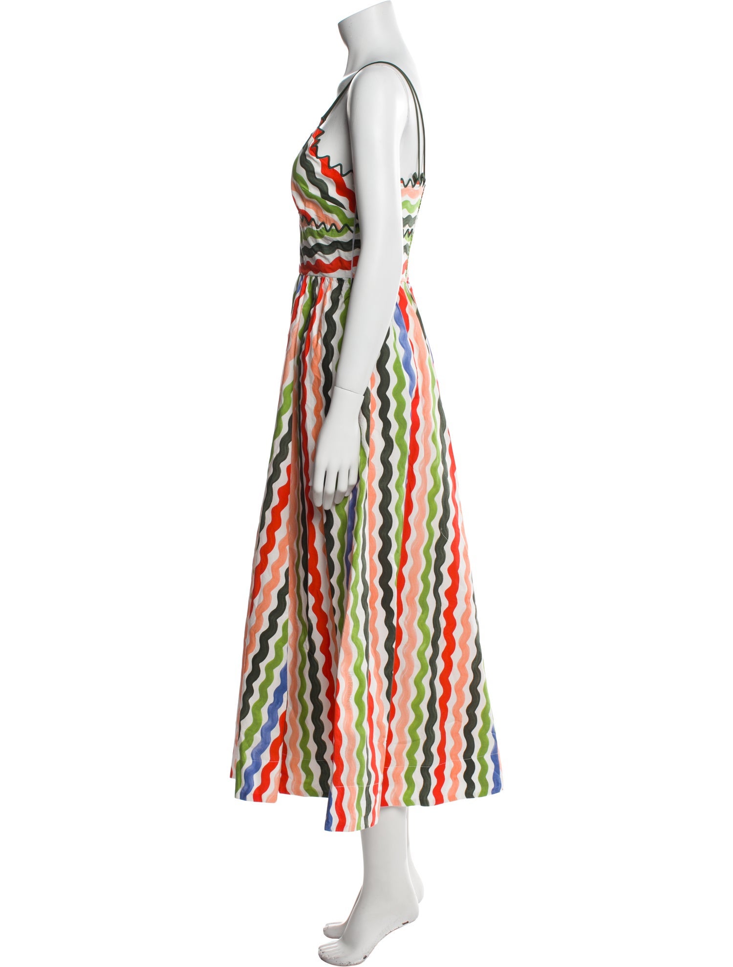 La Ligne Striped Long Dress