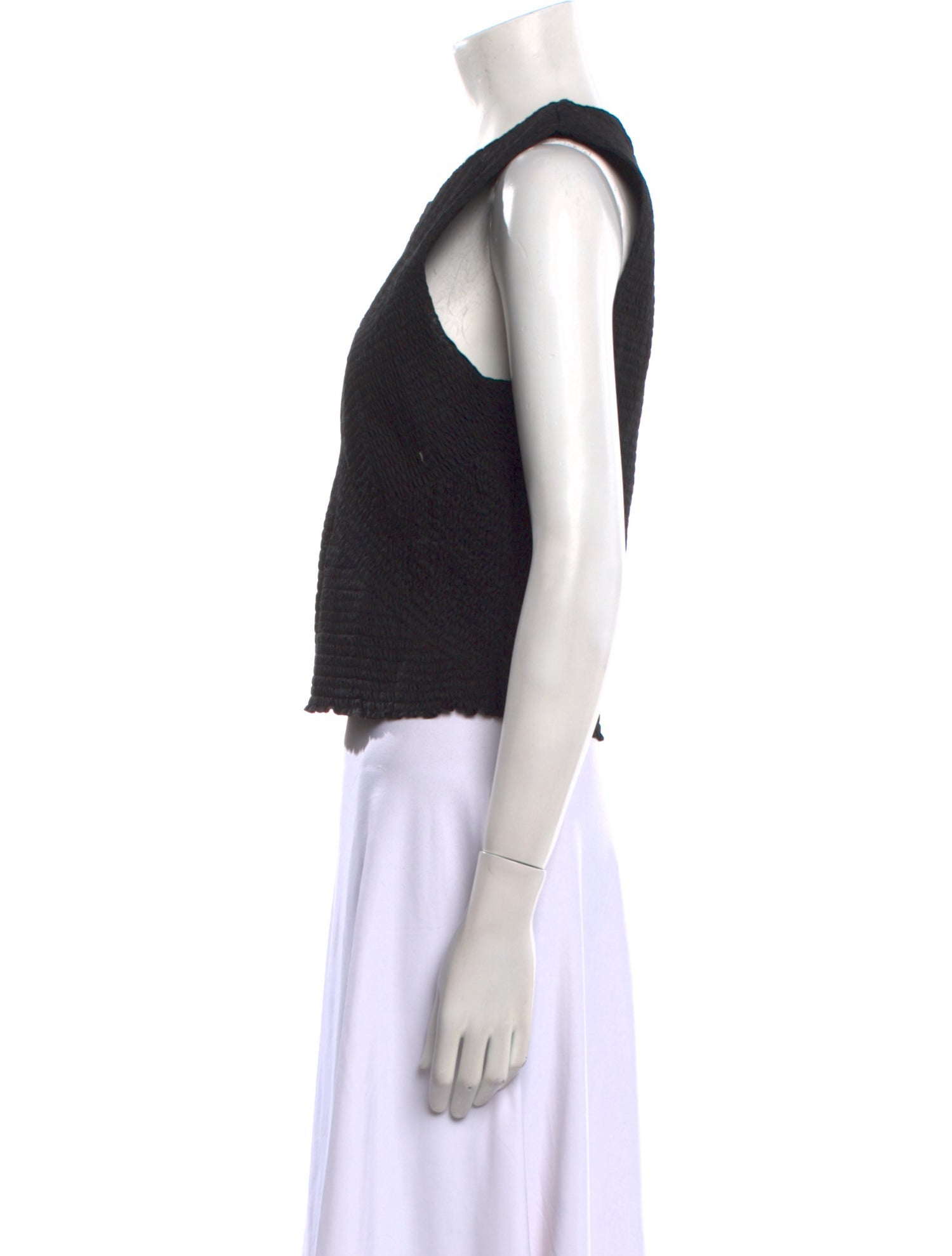 La Ligne Crew Neck Sleeveless Crop Top