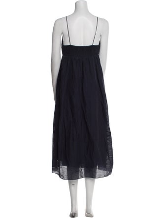 La Ligne V-Neck Midi Length Dress