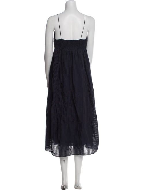 La Ligne V-Neck Midi Length Dress