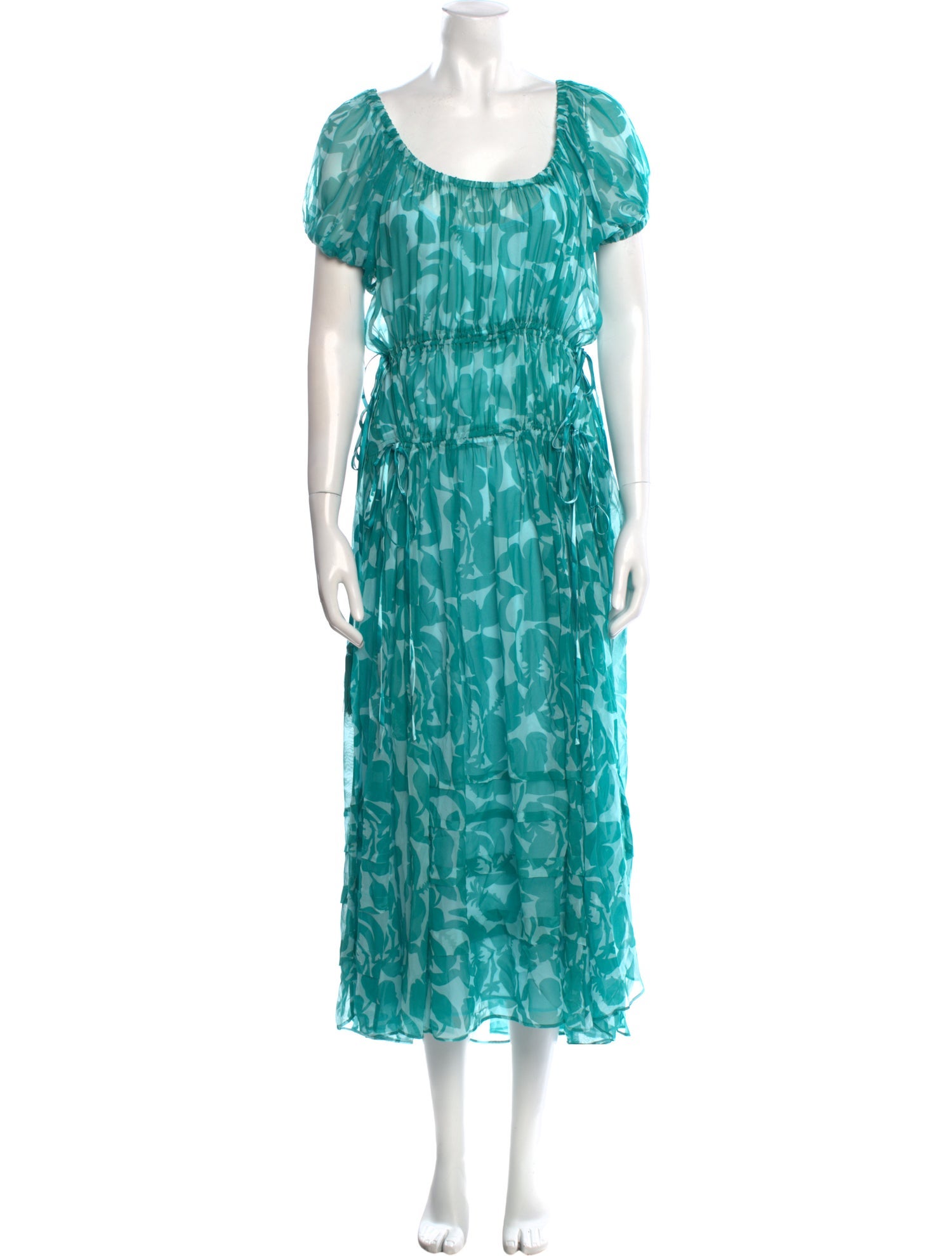 La Ligne Printed Long Dress