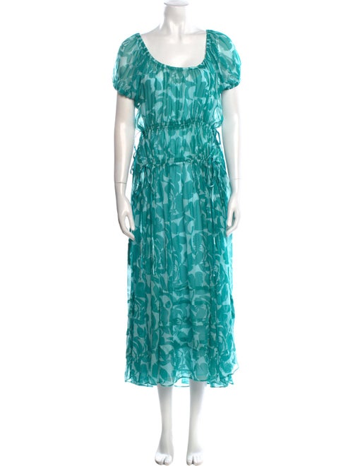 La Ligne Printed Long Dress