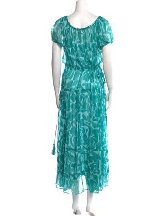 La Ligne Printed Long Dress