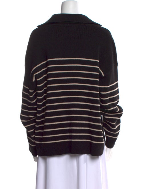 La Ligne Striped V-Neck Sweater