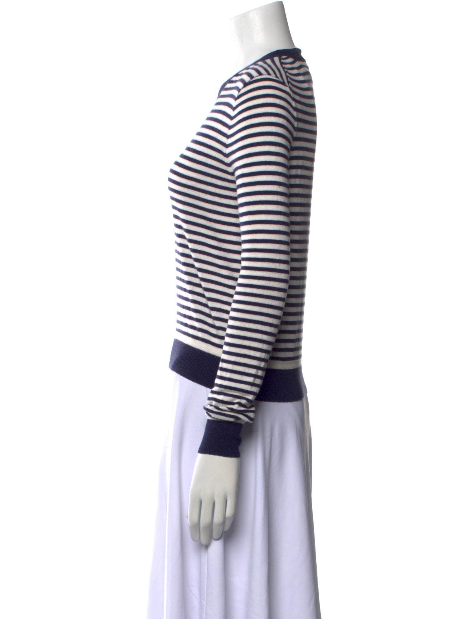 La Ligne Silk Striped Sweater