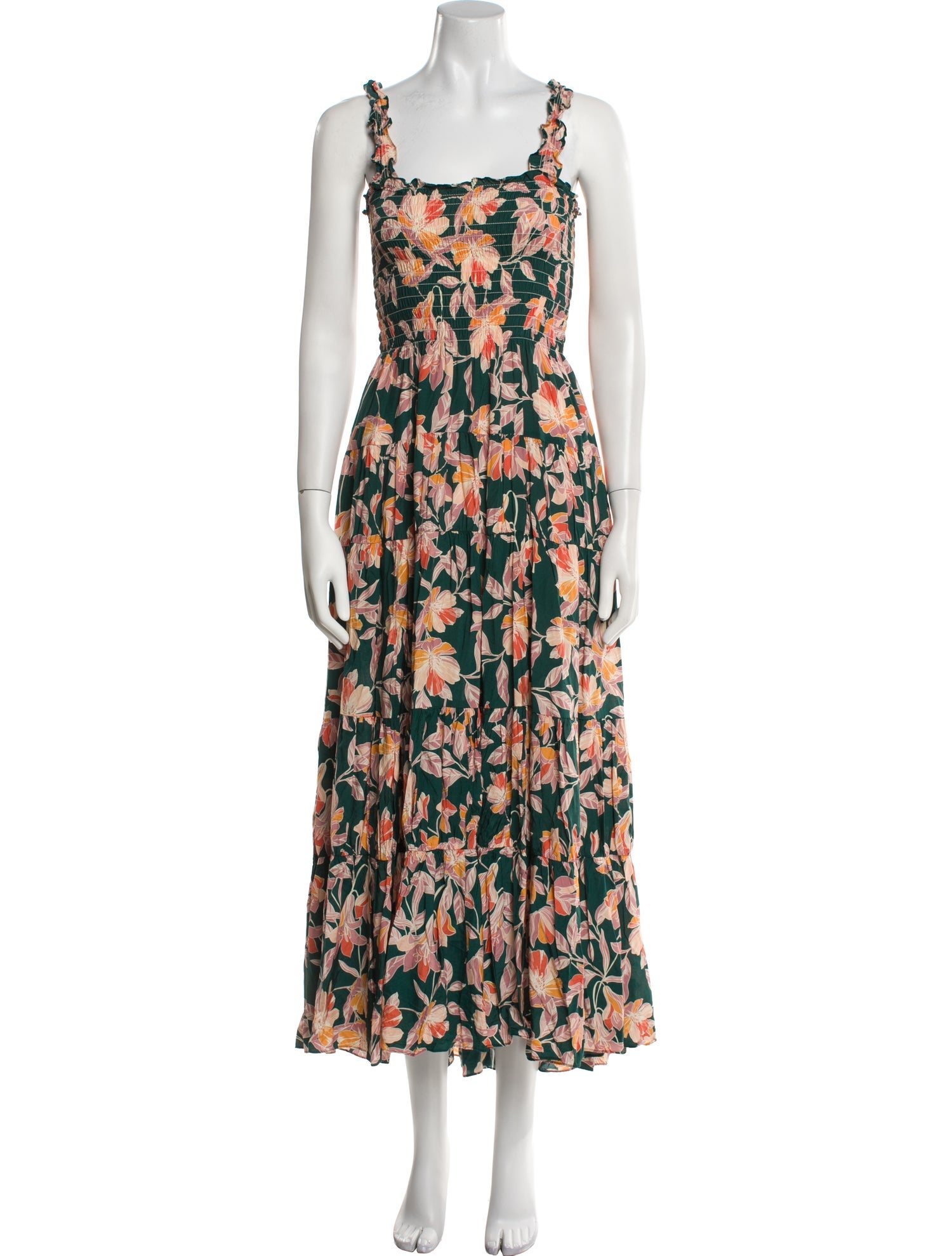 La Ligne Floral Print Long Dress