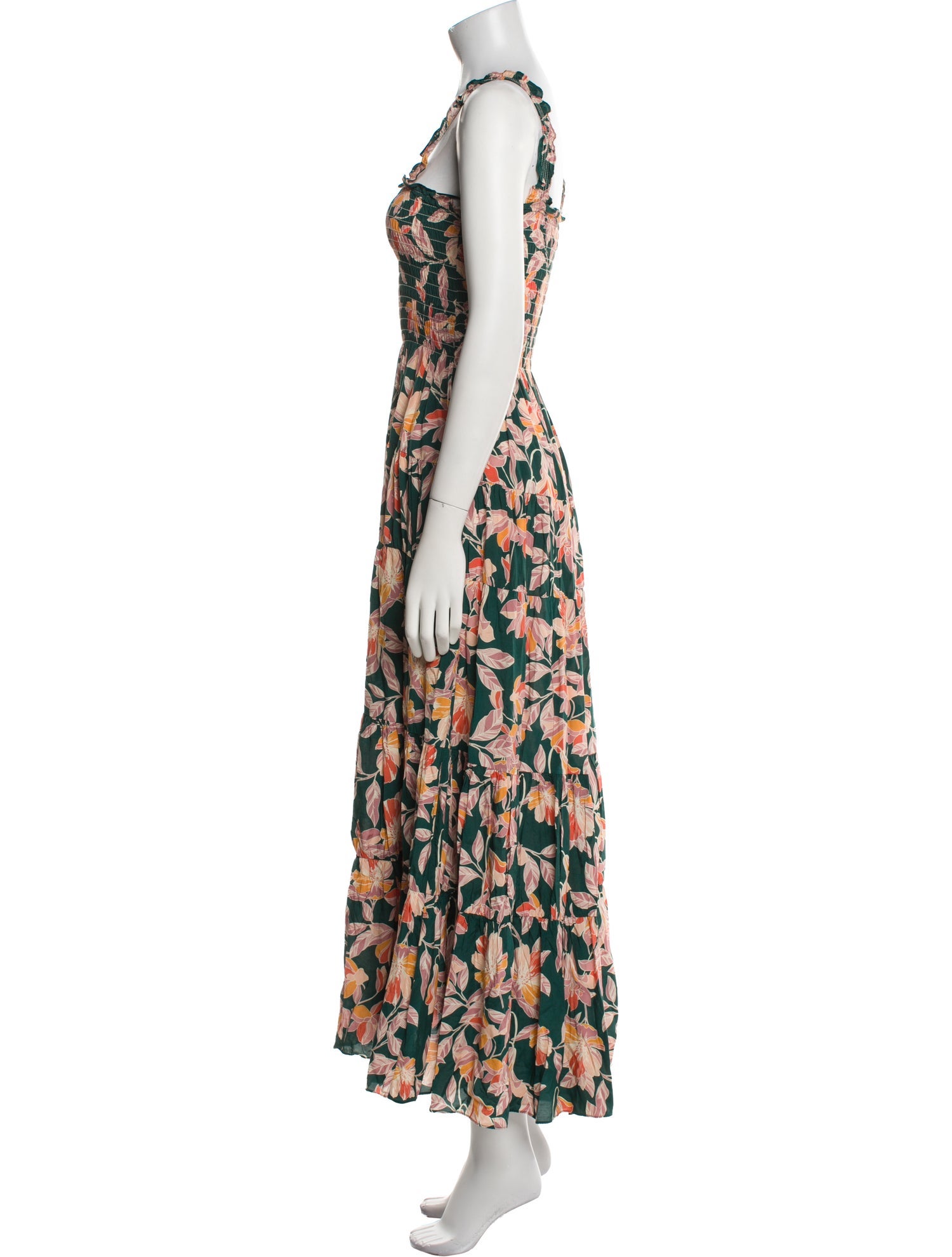 La Ligne Floral Print Long Dress