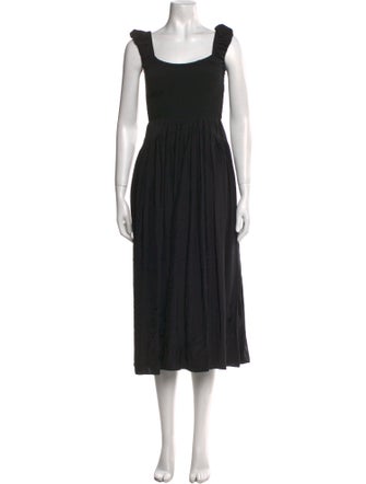 La Ligne Silk Midi Length Dress