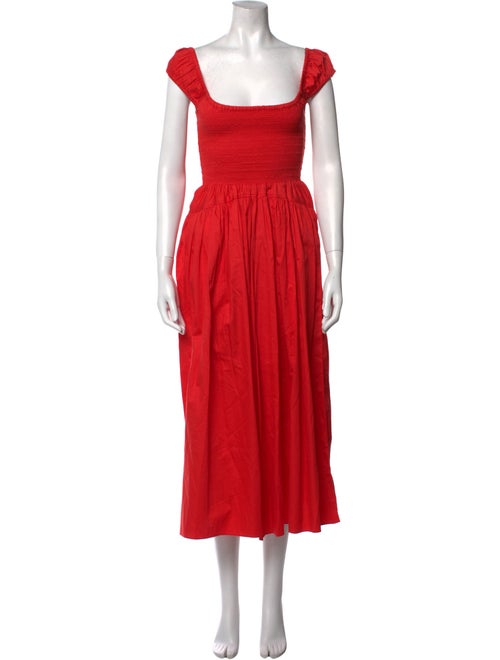 La Ligne Square Neckline Long Dress