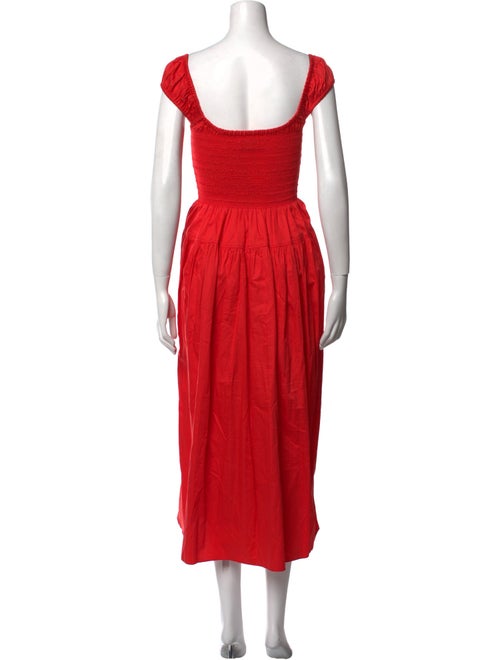 La Ligne Square Neckline Long Dress