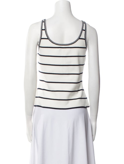 La Ligne Striped Scoop Neck Top
