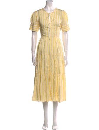 La Ligne Crew Neck Long Dress