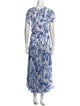 La Ligne Tie-Dye Print Long Dress