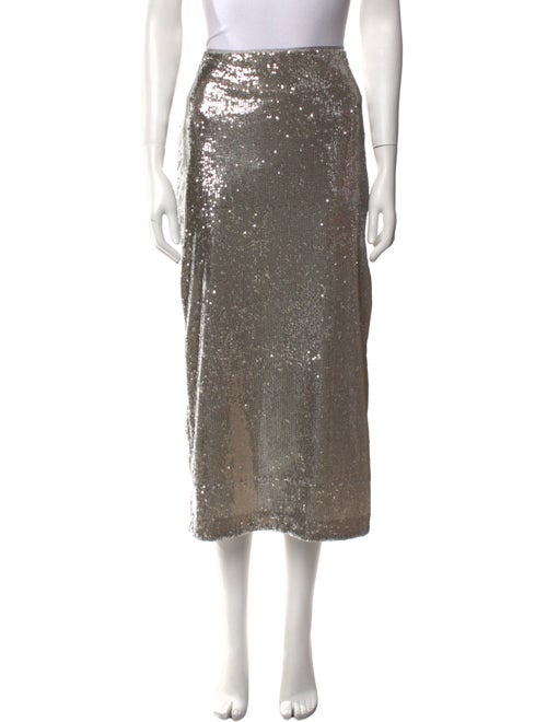 La Ligne Sequin Embellishments Midi Length Skirt