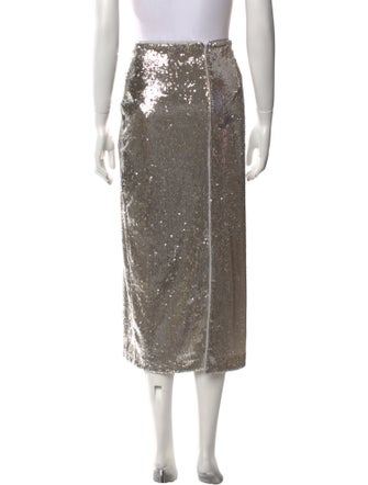 La Ligne Sequin Embellishments Midi Length Skirt