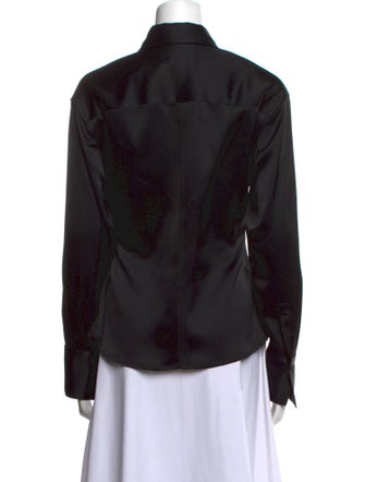 La Ligne Long Sleeve Button-Up Top