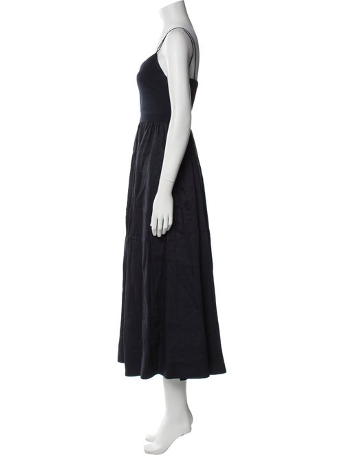 La Ligne Linen Midi Length Dress
